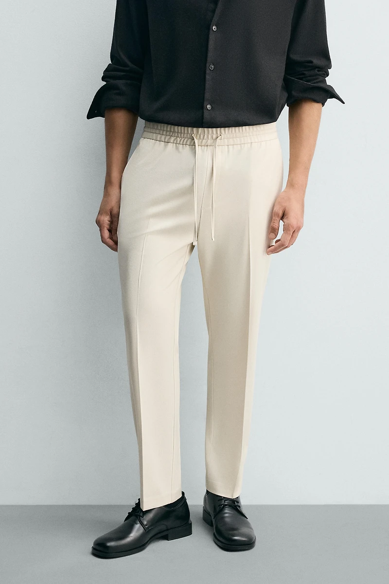 JOGGER WAIST STRETCH PANTS