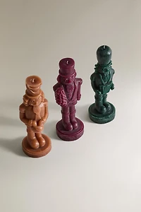 SET OF NUTCRACKER SCENTED CANDLES (SET OF 3)