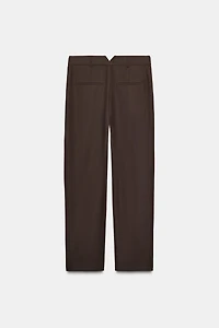 PLEATED WOOL PANTS ZW COLLECTION