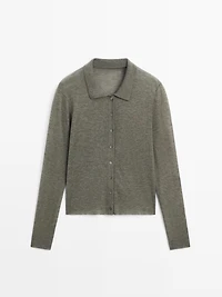 Wool knit cardigan - Studio