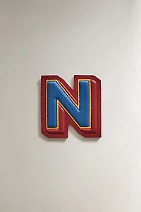 LEATHER LETTER N PATCH