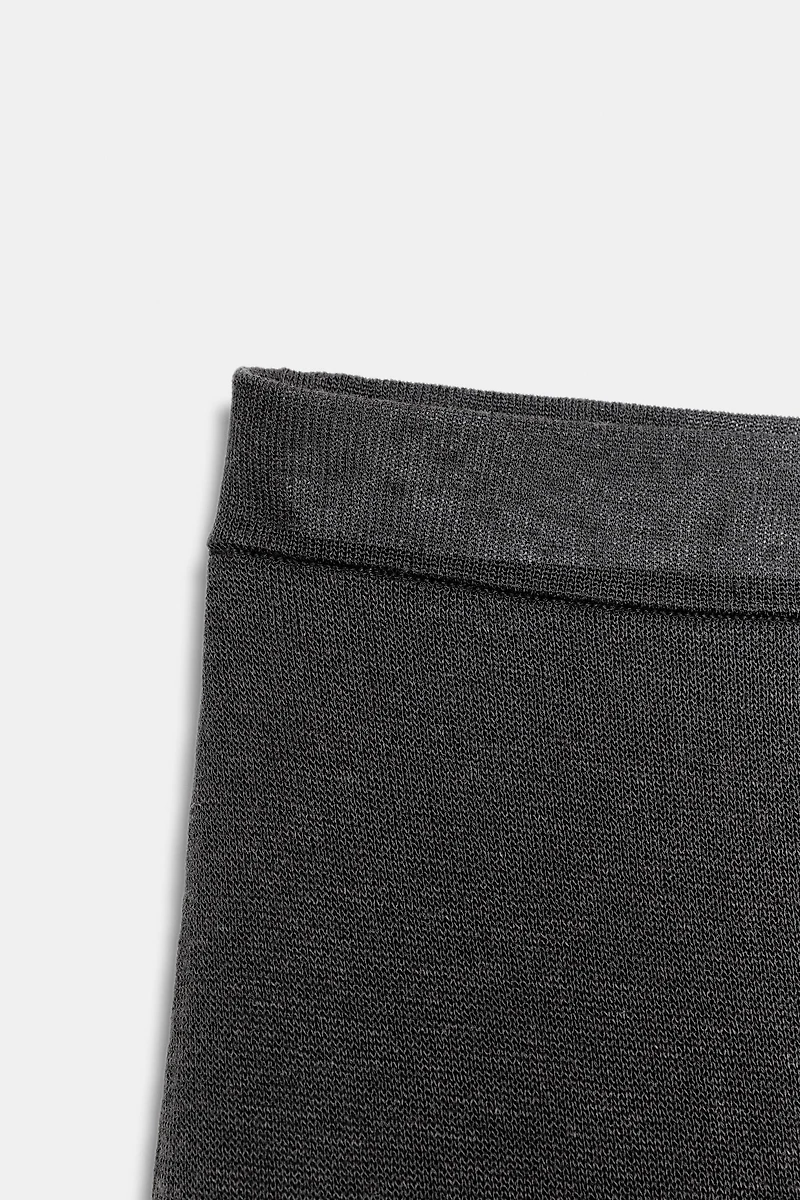 KNIT MIDI SKIRT