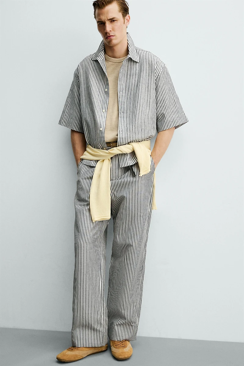 RELAXED FIT STRIPED SHIRT