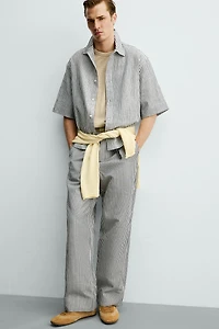 RELAXED FIT STRIPED SHIRT