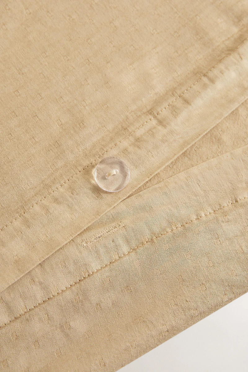 COTTON PLUMETI DUVET COVER