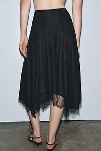 LACE MIDI SKIRT ZW COLLECTION