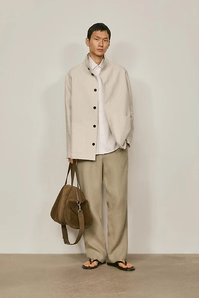 Veste col montant en lin - LIMITED EDITION