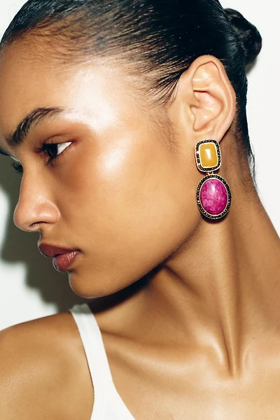 SPARKLY STONE EARRINGS