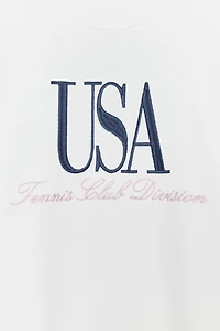 COTTON TEXT SWEATSHIRT