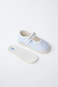 EMBROIDERED BAREFOOT MARY JANES