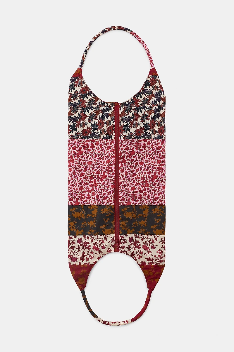 MAXI 100% COTTON FLORAL PRINT BAG