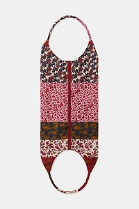 MAXI 100% COTTON FLORAL PRINT BAG