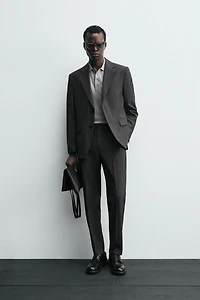 PLAID SUIT BLAZER