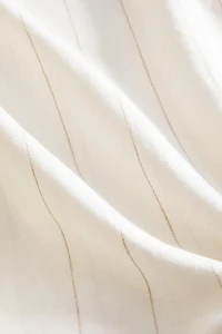 STRIPED COTTON LINEN DUVET COVER