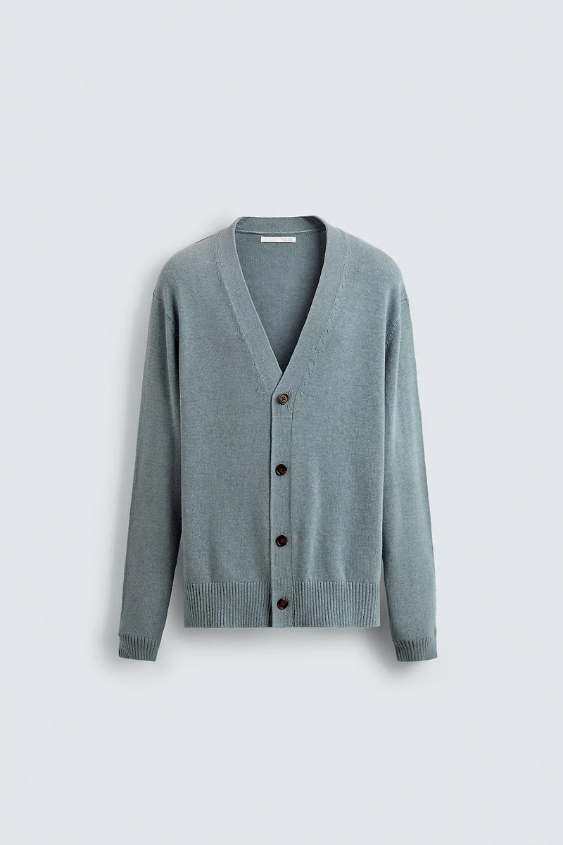 GILET COTON - CACHEMIRE