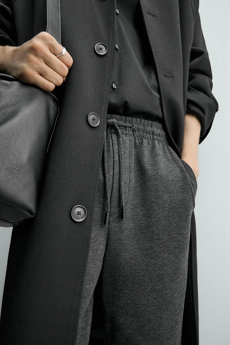 COMFORT NON-IRON JOGGER-WAIST PANTS