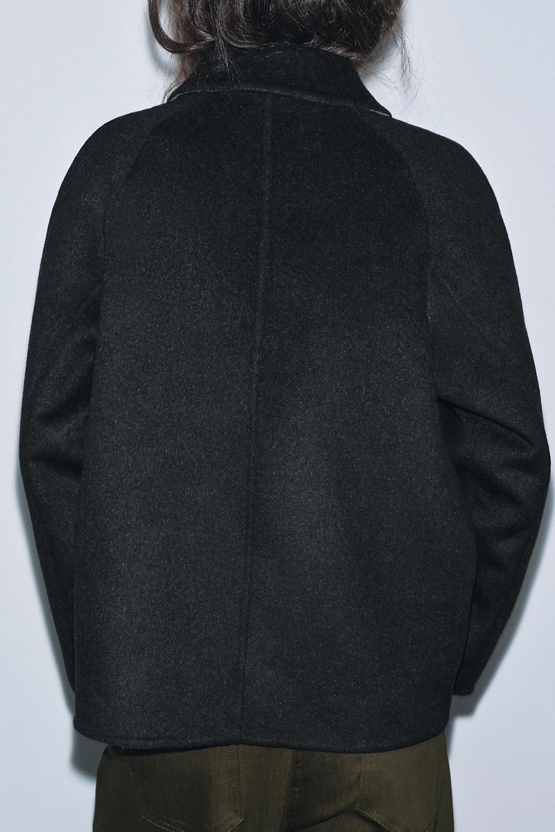 WOOL BLEND JACKET ZW COLLECTION