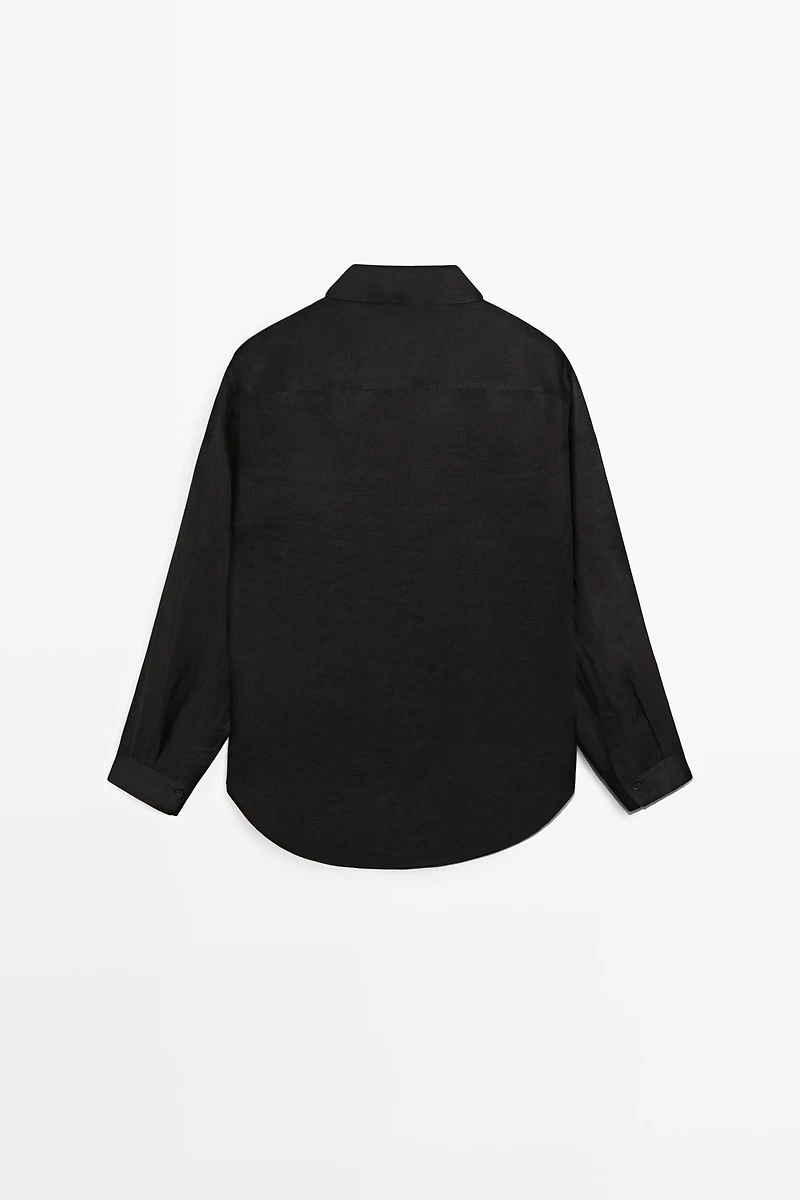 Flowing 100% ramie shirt