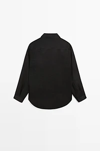 Flowing 100% ramie shirt
