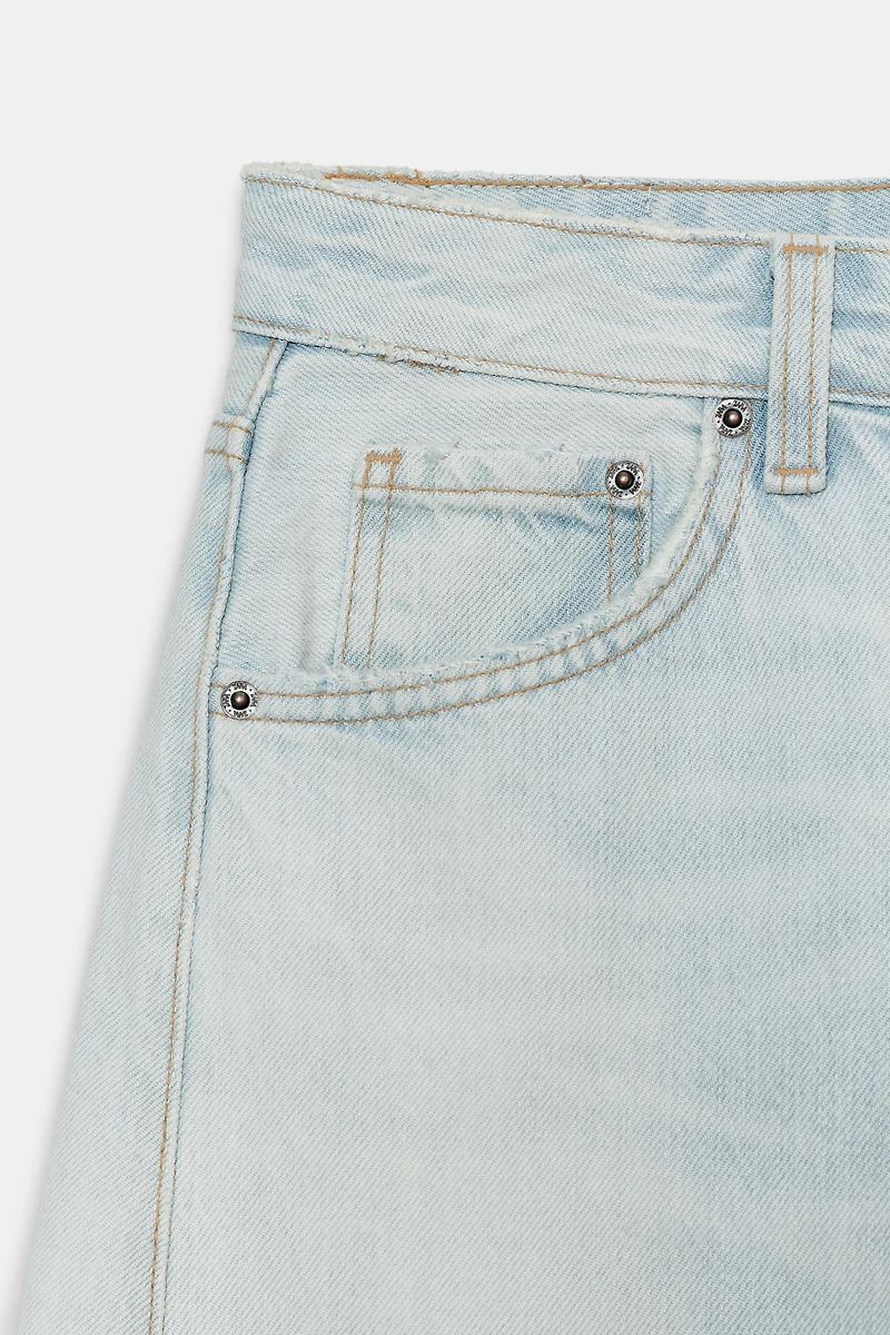 TRF MID-RISE BAGGY BALLOON JEANS