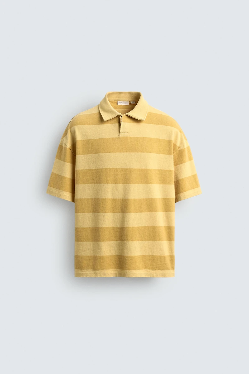 POLO RELAXED FIT À RAYURES