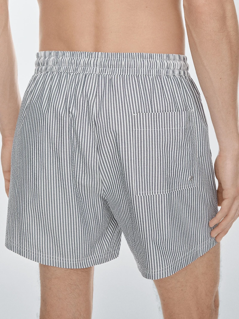 Maillot de bain à rayures