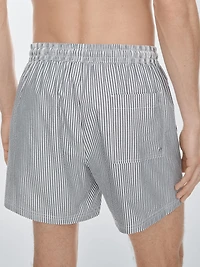 Maillot de bain à rayures