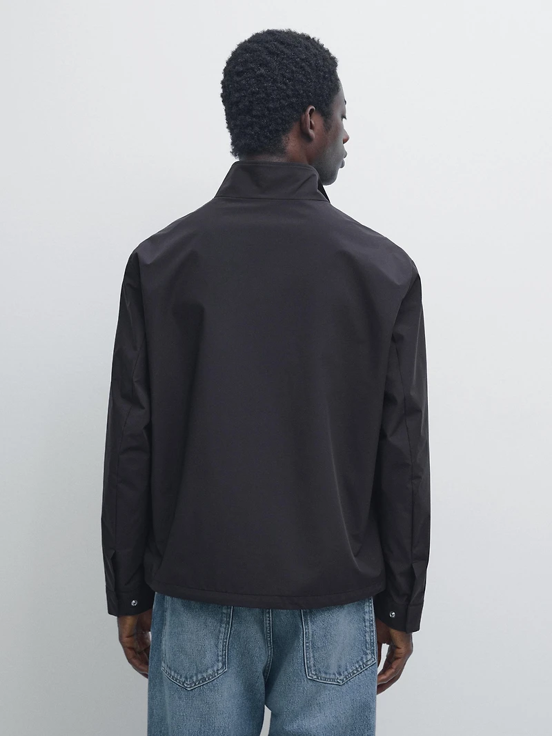 Two-way stretch fabric jacket