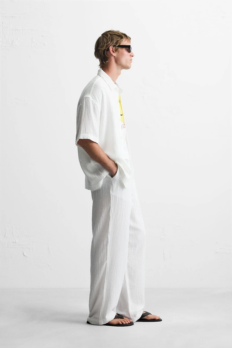 WRINKLED EFFECT SHIRT