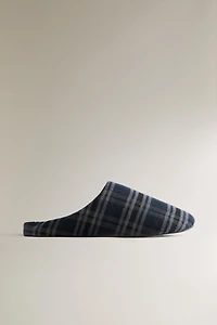 CHECK MULE SLIPPERS
