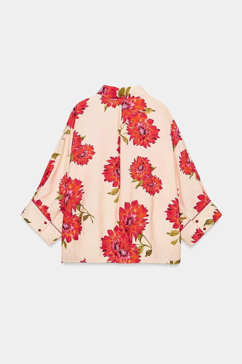 CHEMISE À IMPRIMÉ FLEURI