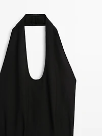 Long contrast dress