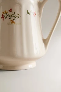 FLORAL PORCELAIN MILK PITCHER