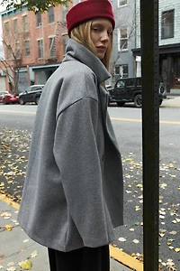 SOFT DOUBLE-BREASTED COAT