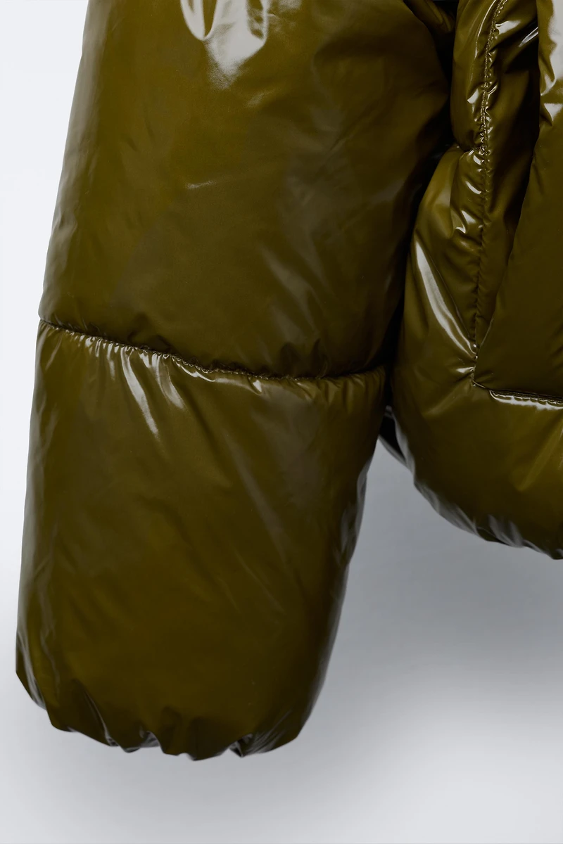 SHINY FINISH PUFFER JACKET