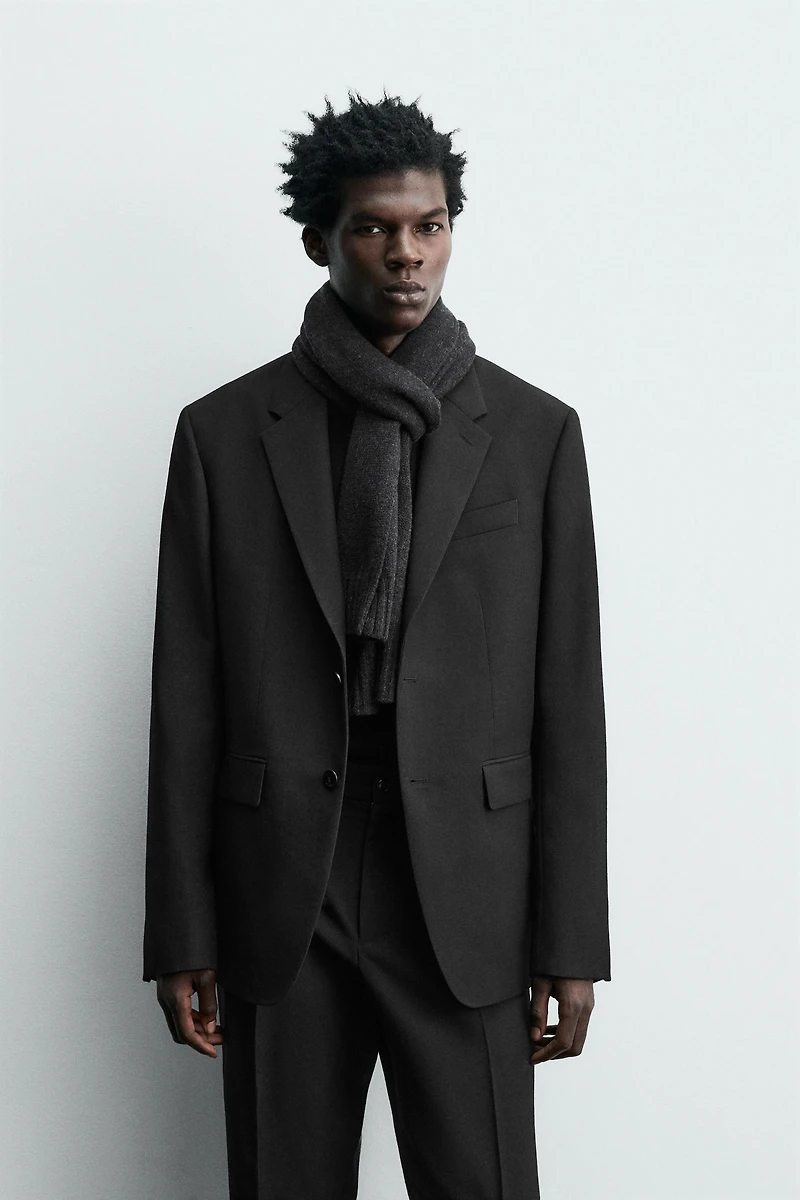 100% WOOL SUIT JACKET