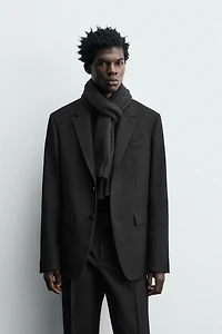 100% WOOL SUIT JACKET