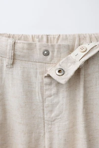 PANTALON DE COSTUME AVEC LIN