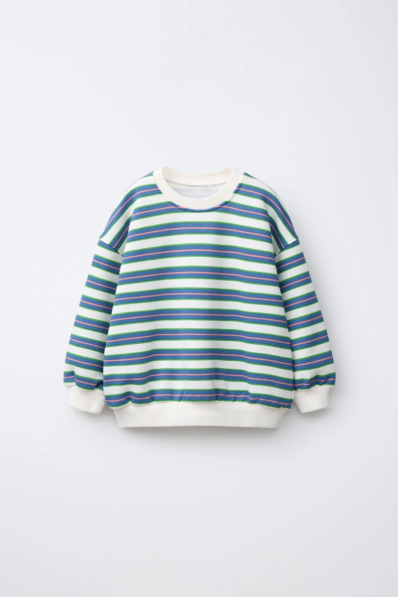 STRIPED SWEATSHIRT