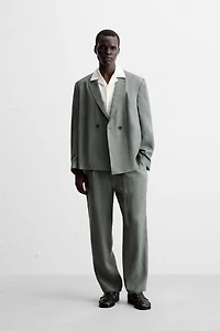 100% LINEN SUIT PANTS