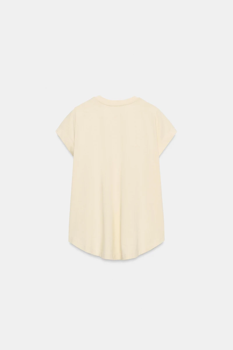 ASYMMETRIC COTTON T-SHIRT
