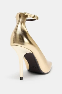 METALLIC EFFECT HEELS