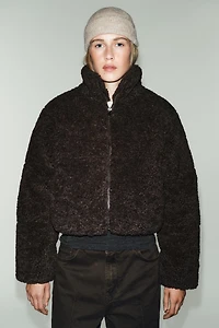 ANORAK EFFET MOUTON AVEC ISOLATION THERMIQUE