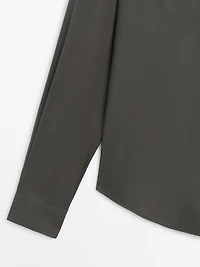 Regular fit cotton shirt