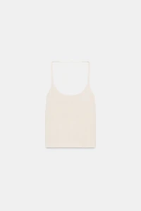 SEAMLESS HALTER TOP