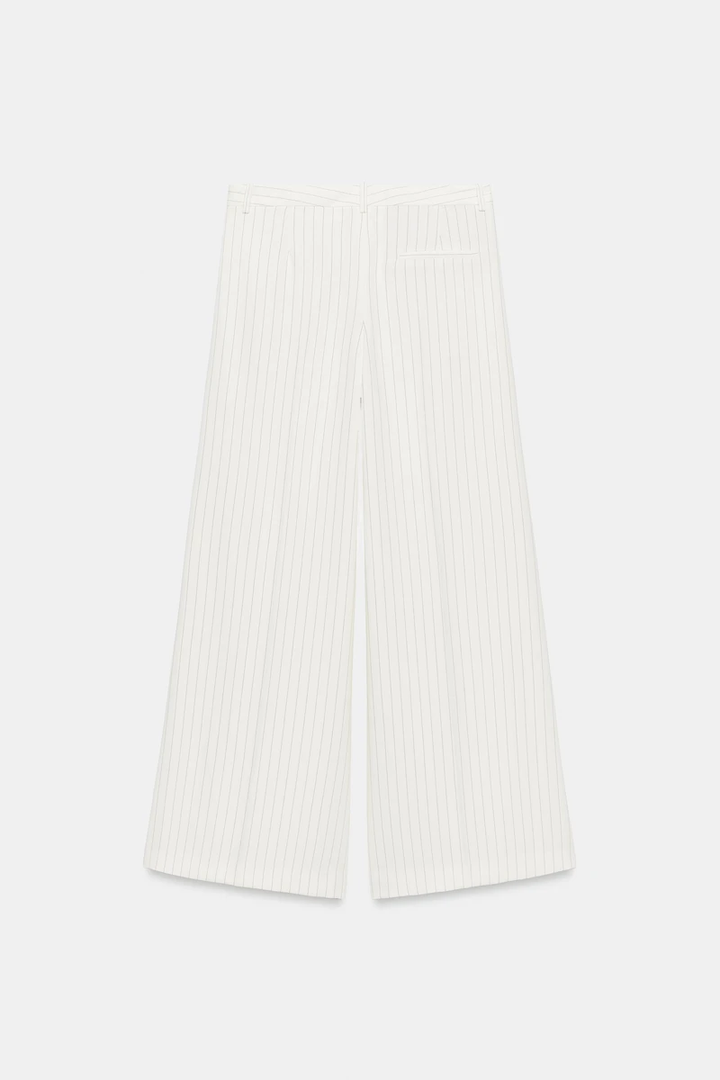 ZW COLLECTION STRIPED WIDE LEG PANTS