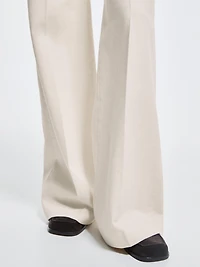 High-waist palazzo jeans