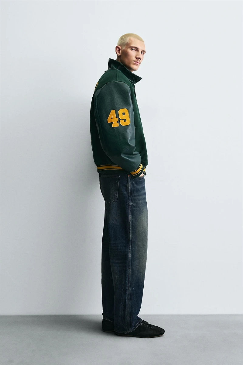 COMBINATION BOMBER JACKET