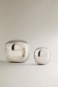 SMALL ROUND METAL BOX