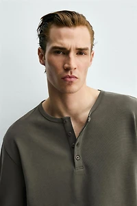SOFT HENLEY SHIRT